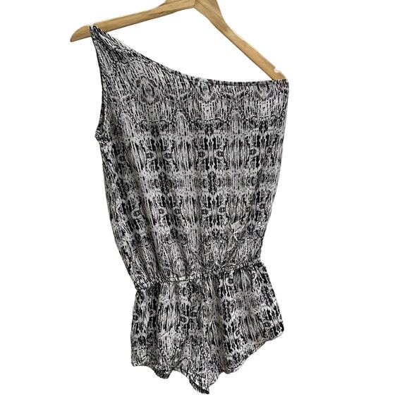 Mikoh Silk One Shoulder Romper Size 1 - Picture 2 of 9